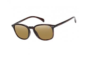 Image of Timberland TB9066 Sunglasses - Red Frame Color, Brown Polarized Lens Color