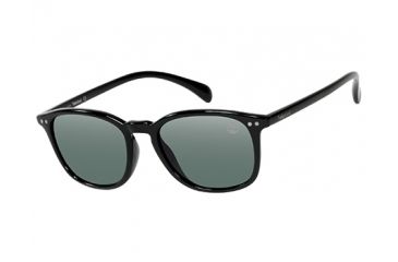 Image of Timberland TB9066 Sunglasses - Shiny Black / Smoke Frame Color