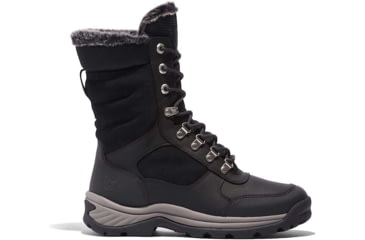 Image of Timberland White Ledge Tall Lace Up Boot - Womens, Jet Black, 9.5, Medium, TB1A2KDR01509500M