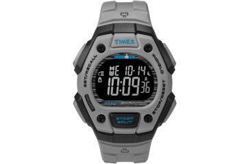 Image of Timex IRONMAN Classic 30 41mm Full-Size Resin Strap Watch - Black/Grey 78203