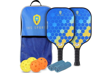 Image of Tkg Sports Carbon Fiber Pickleball Set W/carry Bag