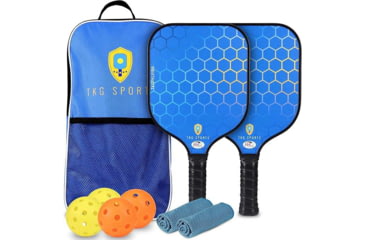 Image of Tkg Sports Fiberglass Pickleball Set W/carry Bag