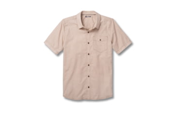 Image of Toad&amp;Co Airbrush Levee Men's Short Sleeve Shirt, Honey Brown, 2XL T2222804-201-XXL