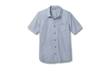 Image of Toad&amp;Co Airbrush Levee Men's Short Sleeve Shirt, Bright Indigo, 2XL T2222804-402-XXL