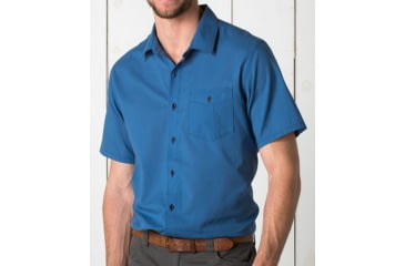 Image of Toad&amp;Co Airbrush Short Sleeve Shirt - Men's-Deepwater-X-Large