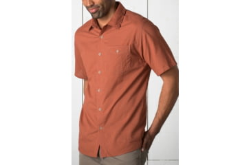 Image of Toad&amp;Co Airbrush Short Sleeve Shirt - Men's-Picante-Small