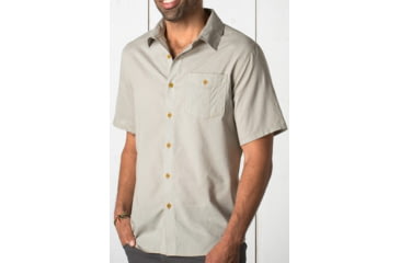 Image of Toad&amp;Co Airbrush Short Sleeve Shirt - Men's-Quarry-Small