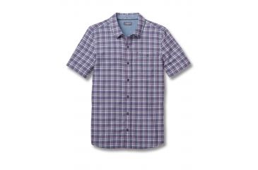 Image of Toad&amp;Co Airlift Men's Short Sleeve Slim Shirt, Moody Blue, Large T2252805-463-L
