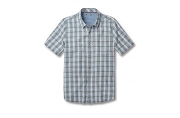 Image of Toad&amp;Co Airscape Men's Short Sleeve Shirt, Smoke, Large T2012700-259-L