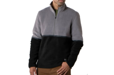 Image of Toad&amp;Co Ajax Fleece Pullover - Men's-Smoke-Large