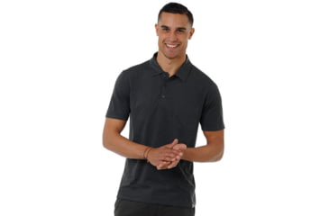 Image of Toad&amp;Co Alibi Short Sleeve - Men's-Charcoal Heather-Small