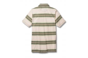 Image of Toad&amp;Co Blackjack Men's Polo Shirt, Thyme Stripe, Large T2002810-313-L