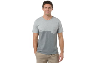 Image of Toad&amp;Co Blockout Pocket Tee - Men's-Smoke Heather-X-Large