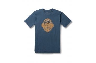 Image of Toad&amp;Co Brewed For Adventure Mens Short Sleeve Graphic Tee, Moody Blue, Large T2002800-463-L