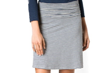 Image of Toad&amp;Co Chaka Skirt - Women's-Deep Navy Stripe-Small