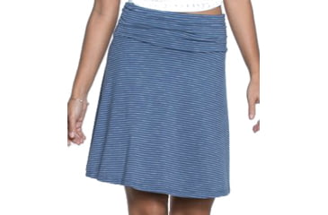Image of Toad&amp;Co Chaka Skirt - Women's-Indigo Stripe-Medium