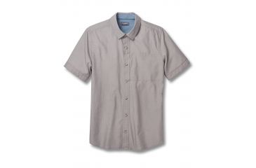 Image of Toad&amp;Co Cutler Mens Long Sleeve Slim Shirt, Smoke, Large T2222801-259-L