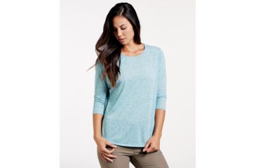 Image of Toad&amp;Co Ember 3/4 Sleeve Women's Tee, Deepwater, Large T1242709-421-L