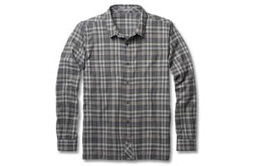 Image of Toad&amp;Co Flannagan Long Sleeve Shirt - Men's-Dark Graphite-Small