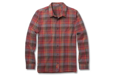 Image of Toad&amp;Co Flannagan Long Sleeve Shirt - Men's-House Red-Small