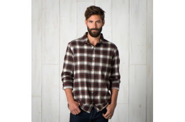 Image of Toad&amp;Co Flannagan Long Sleeve Shirt - Mens-Brown Madder-Large