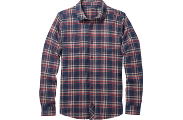 Image of Toad&amp;Co Flannagan Long Sleeve Shirt - Men's-Deep Navy-Medium