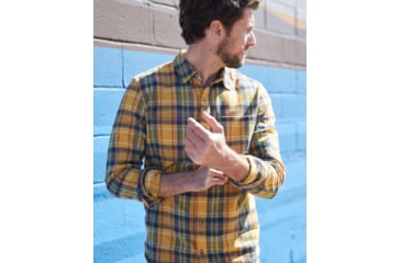 Image of Toad&amp;Co Flannagan LS Shirt - Mens, Hot Sauce, Small, T2251708-621-S