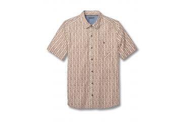 Image of Toad&amp;Co Fletch Print Men's Short Sleeve Shirt, Salt Birdseye Print, Large T2222501-106-L