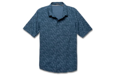 Image of Toad&amp;Co Fletch Print Short Sleeve Shirt - Men's-Moody Blue Print-Small