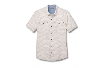 Image of Toad&amp;Co Harris Men's Short Sleeve Slim Shirt, Salt, Large T2222803-199-L