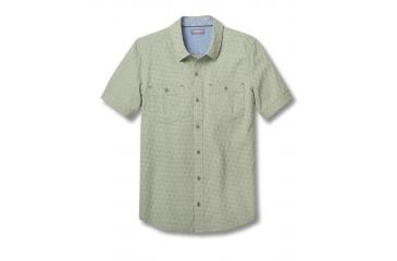 Image of Toad&amp;Co Harris Men's Short Sleeve Slim Shirt, Agave, Large T2222803-323-L