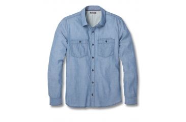 Image of Toad&amp;Co Honcho Dos Men's Long Sleeve Shirt, Bright Indigo, Large T2252700-402-L