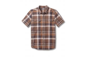 Image of Toad&amp;Co Hookline Men's Short Sleeve Shirt, Tabac, Large T2222703-247-L