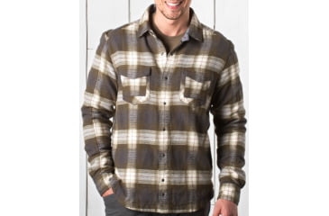 Image of Toad&amp;Co Mojac Shirt- Men's-Dark Olive/Driftwood-Small