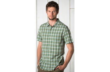 Image of Toad&amp;Co Open Air Short Sleeve Shirt - Mens-Agave-Small htd0015-Agave-Small