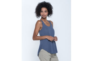 Image of Toad&amp;Co Papyrus Flowy Women's Tank, Blueberry, Large T1112702-742-L