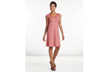 Image of Toad&amp;Co Rosemarie Dress, Guava Wave Print, Extra Large T1172123-670-XL