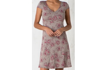 Image of Toad&amp;Co Rosemarie Dress - Women's-Cocoa Poppy Print-Small