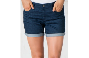 Image of Toad&amp;Co Silvie Short - Women's-Inky Teal Print-7 in-6