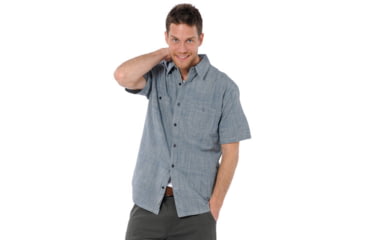 Image of Toad&amp;Co Smythy Short Sleeve Shirt - Men's-Dark Slate-Large