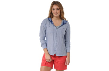 Image of Toad&amp;Co Souffle Hoodie - Women's-Breton Blue-X-Small