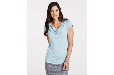 Image of Toad&amp;Co Susurro Women's Short Sleeve Tee, Aquifer, Extra Small T1002511-400-XS