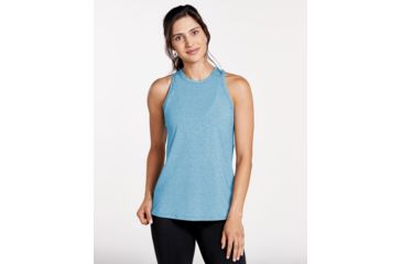 Image of Toad&amp;Co Swifty Racer Women's Tank, Deepwater Heather, Large T1112802-459-L