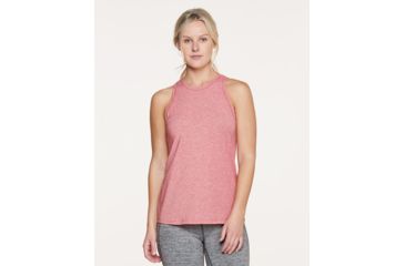 Image of Toad&amp;Co Swifty Racer Women's Tank, Guava Heather, Extra Small T1112802-666-XS