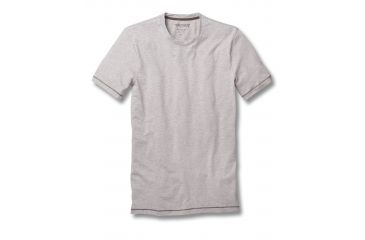 Image of Toad&amp;Co Tempo Men's Short Sleeve Slim Crew, Heather Grey, Large T2002812-111-L