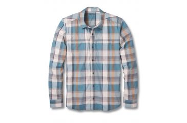 Image of Toad&amp;Co Ventilair Men's Long Sleeve Shirt, Deepwater, Large T2252708-421-L