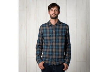 Image of Toad&amp;Co Watchdog Long Sleeve Shirt - Mens-Night Sky-Large