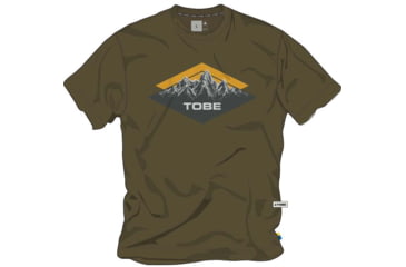 Image of TOBE Outerwear Path Tee Diamond, Dark Olive, 2XS, 300123-506-001