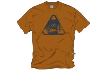 Image of TOBE Outerwear Path Tee Home, Pumpkin Spice, 2XS, 300123-508-001