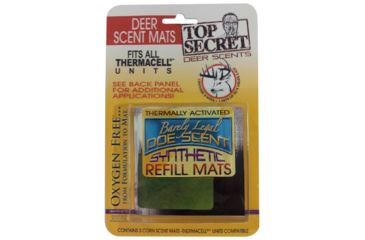 Image of Top Secret Scent Mats Barely Legal Doe Urine, Gold, Pack of 3, TSS1005M